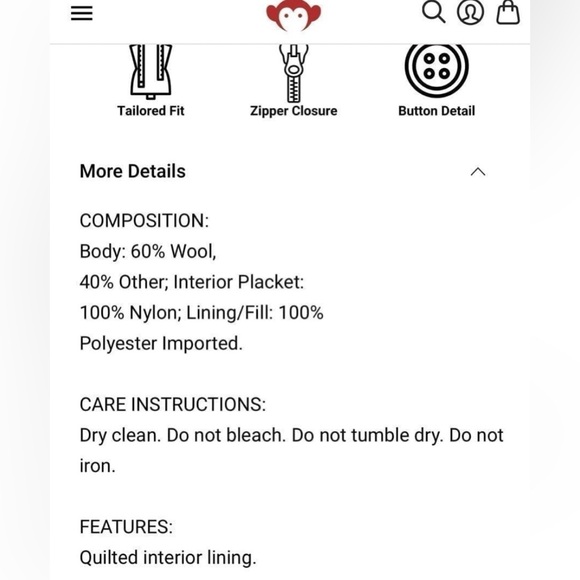 Appaman City Overcoat 3T - Picture 11 of 11